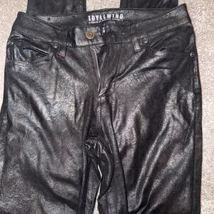 Idyllwind Women's Glossy Black Skinny Jeans